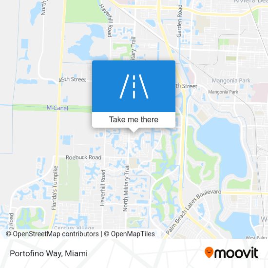 Mapa de Portofino Way