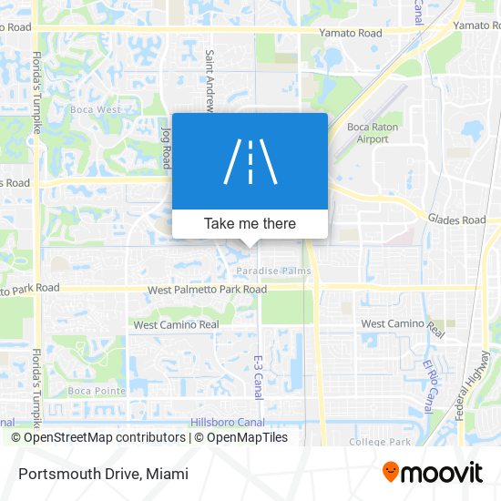 Portsmouth Drive map