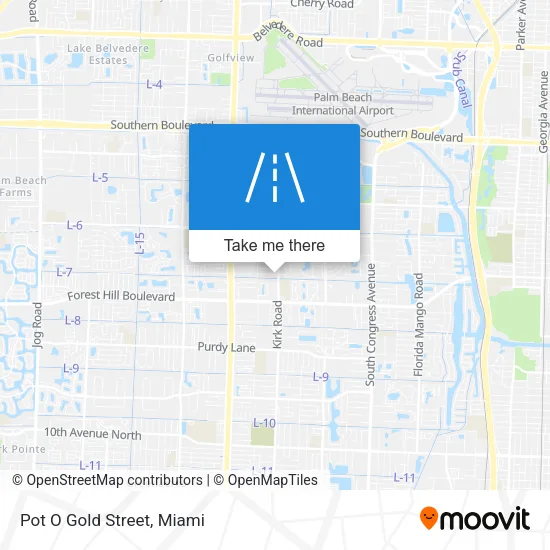Pot O Gold Street map