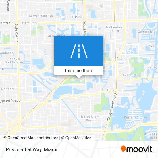 Mapa de Presidential Way