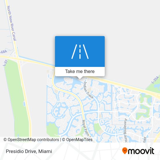 Mapa de Presidio Drive