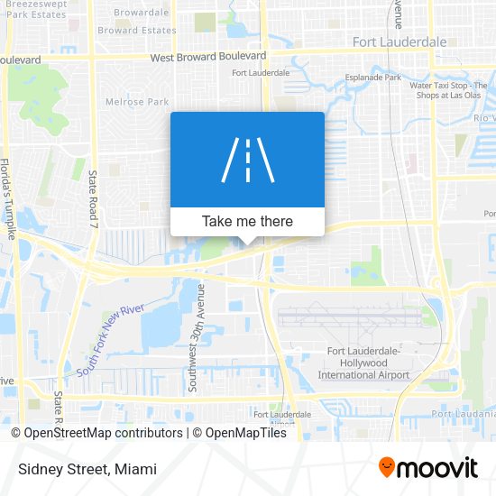 Mapa de Sidney Street