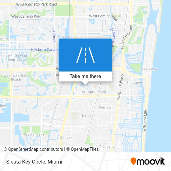 Siesta Key Circle map
