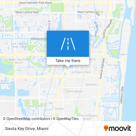 Siesta Key Drive map