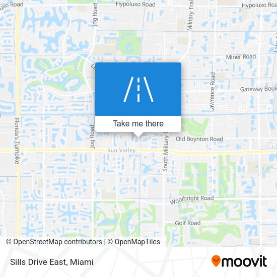 Sills Drive East map