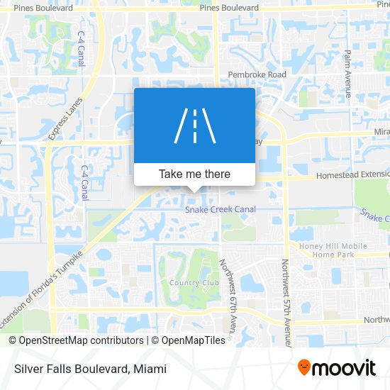 Silver Falls Boulevard map