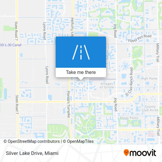 Mapa de Silver Lake Drive