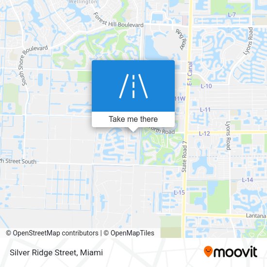 Silver Ridge Street map