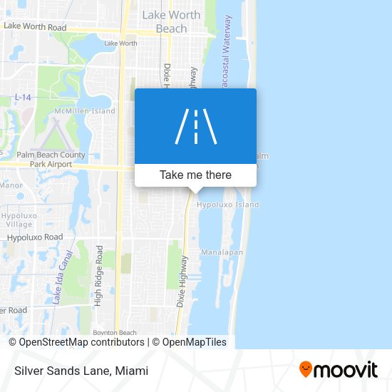 Mapa de Silver Sands Lane