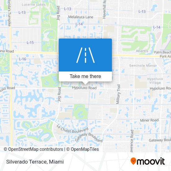 Silverado Terrace map