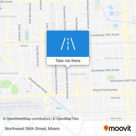 Mapa de Northwest 56th Street