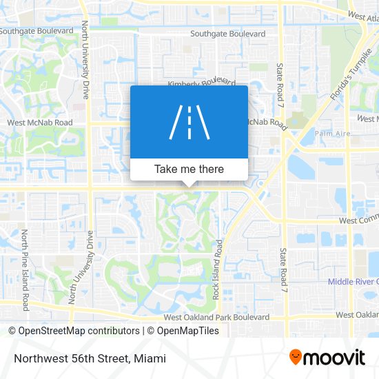 Mapa de Northwest 56th Street