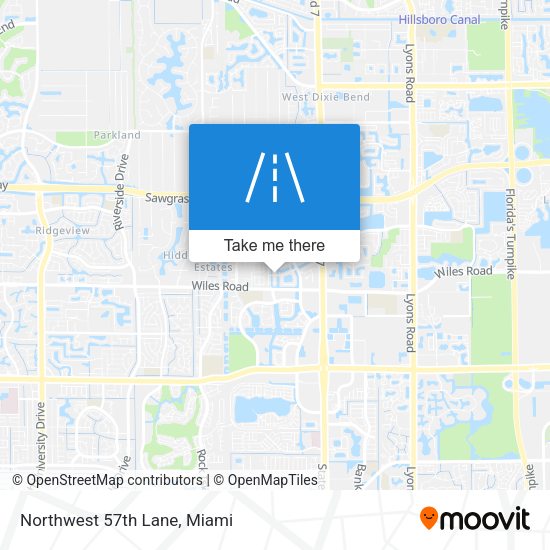 Northwest 57th Lane map