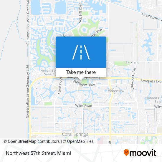 Mapa de Northwest 57th Street