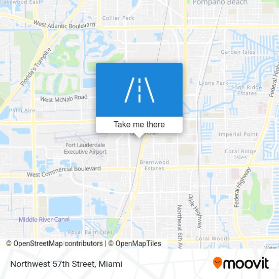 Northwest 57th Street map