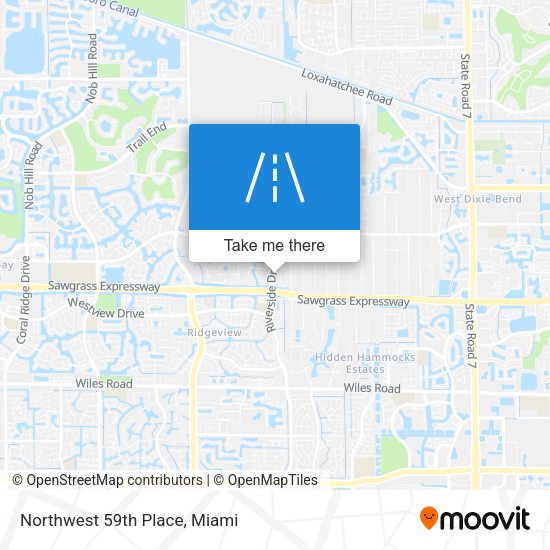 Mapa de Northwest 59th Place