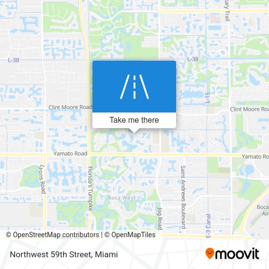 Northwest 59th Street map