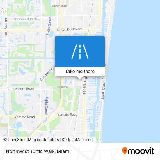 Northwest Turtle Walk map