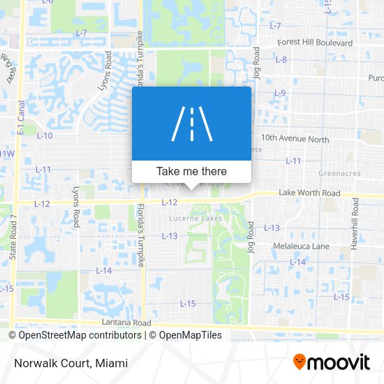 Mapa de Norwalk Court