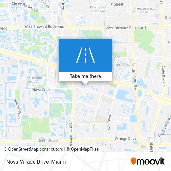 Mapa de Nova Village Drive