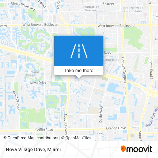 Nova Village Drive map