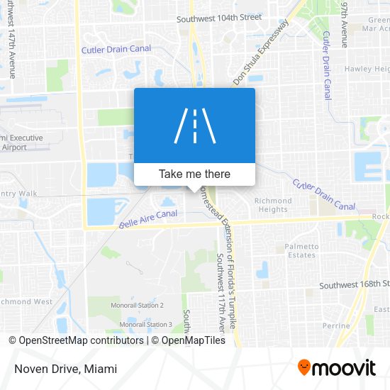 Noven Drive map