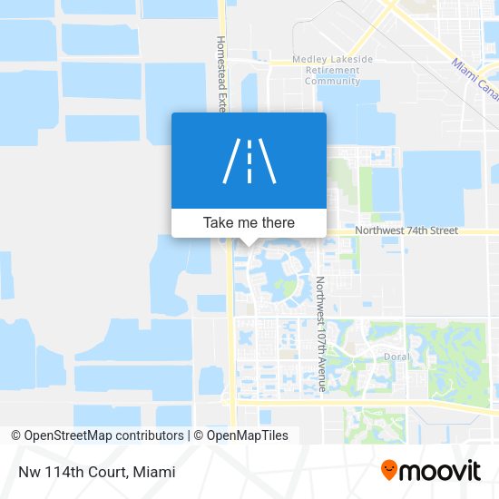 Mapa de Nw 114th Court