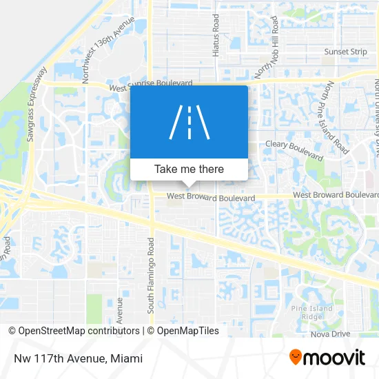 Nw 117th Avenue map