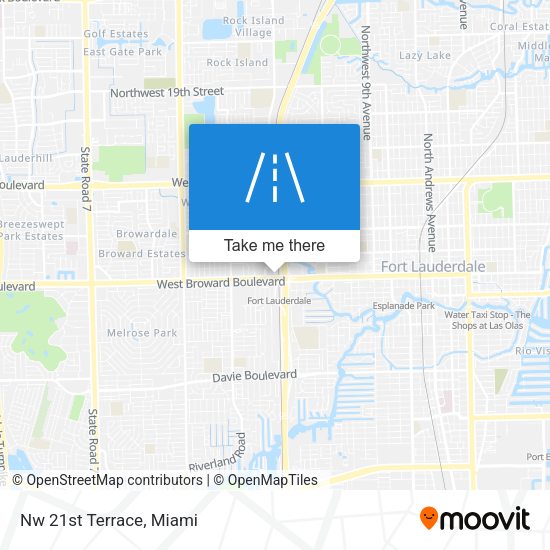 Nw 21st Terrace map