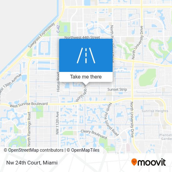 Mapa de Nw 24th Court