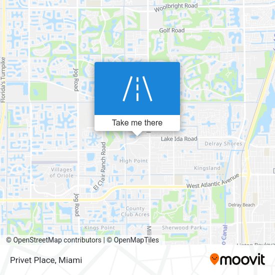 Mapa de Privet Place