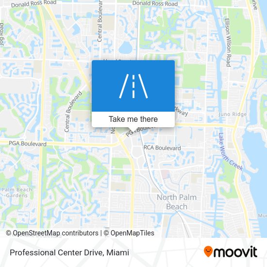 Mapa de Professional Center Drive
