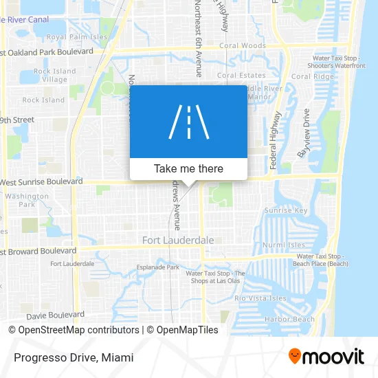 Progresso Drive map