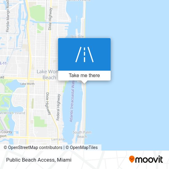 Mapa de Public Beach Access