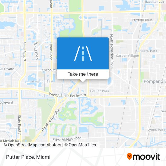 Mapa de Putter Place