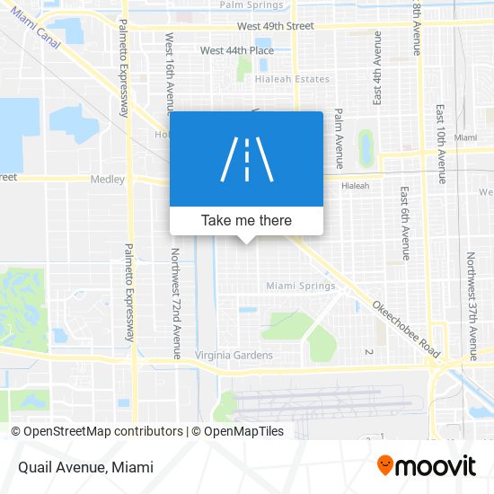 Mapa de Quail Avenue