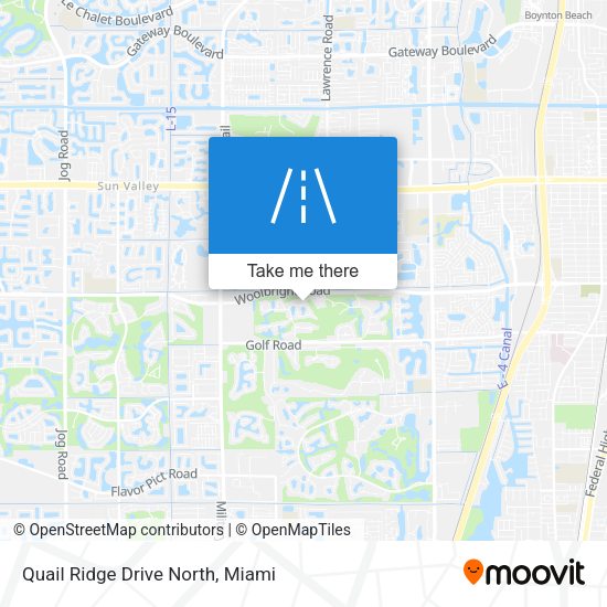 Mapa de Quail Ridge Drive North