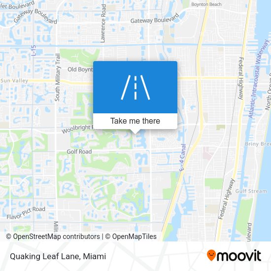 Mapa de Quaking Leaf Lane