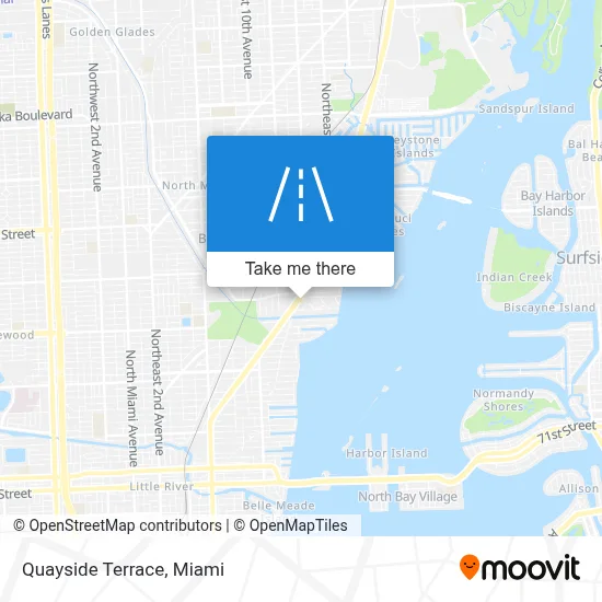 Quayside Terrace map