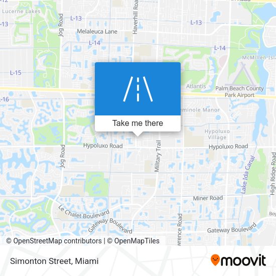 Mapa de Simonton Street