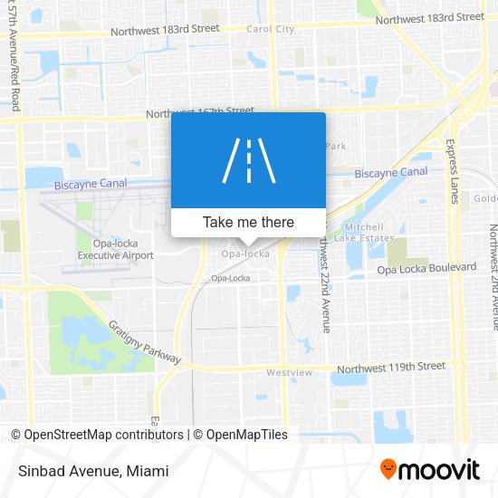 Mapa de Sinbad Avenue