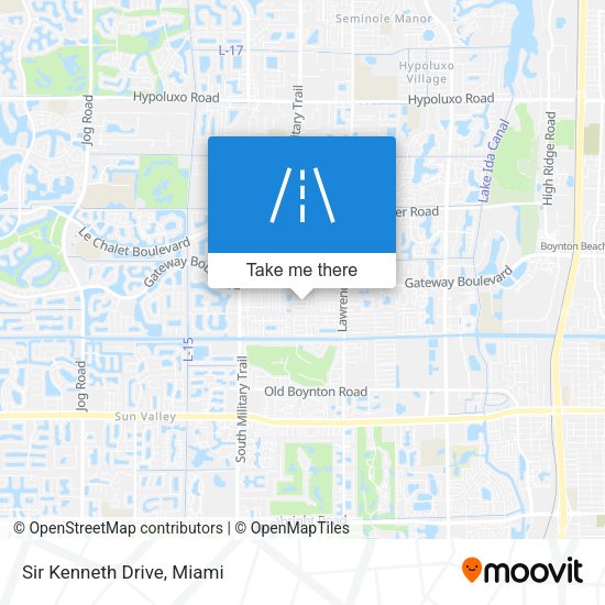 Mapa de Sir Kenneth Drive