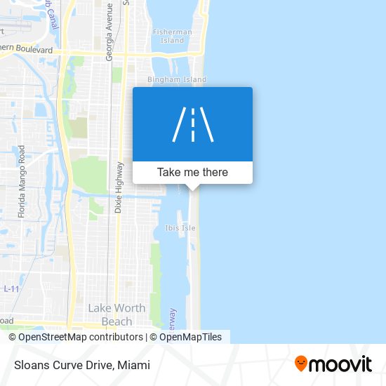 Sloans Curve Drive map