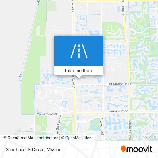 Smithbrook Circle map