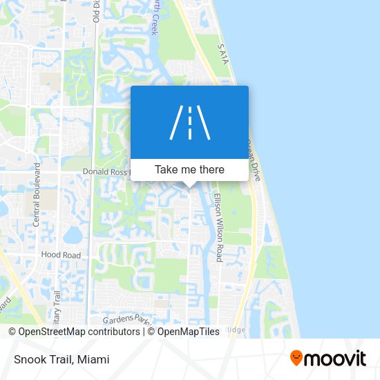 Mapa de Snook Trail