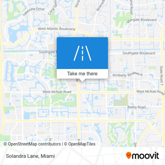 Mapa de Solandra Lane