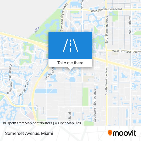 Somerset Avenue map