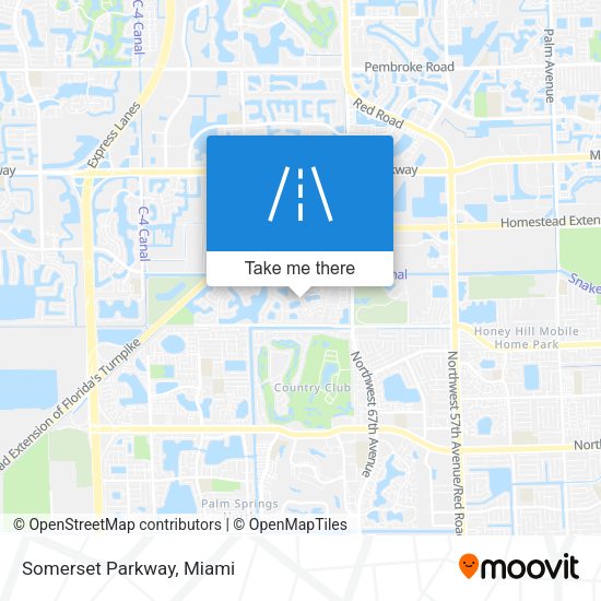 Mapa de Somerset Parkway