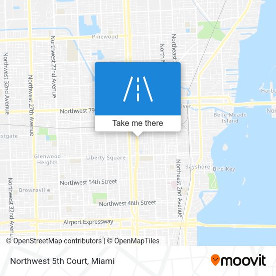Mapa de Northwest 5th Court