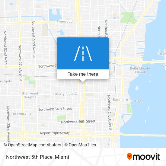 Mapa de Northwest 5th Place